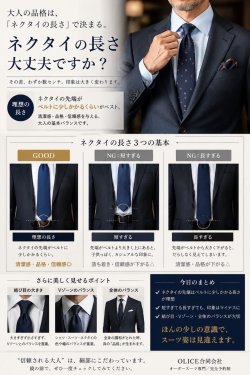 「ネクタイの長さ」