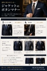 「ジャケットのボタンマナー」