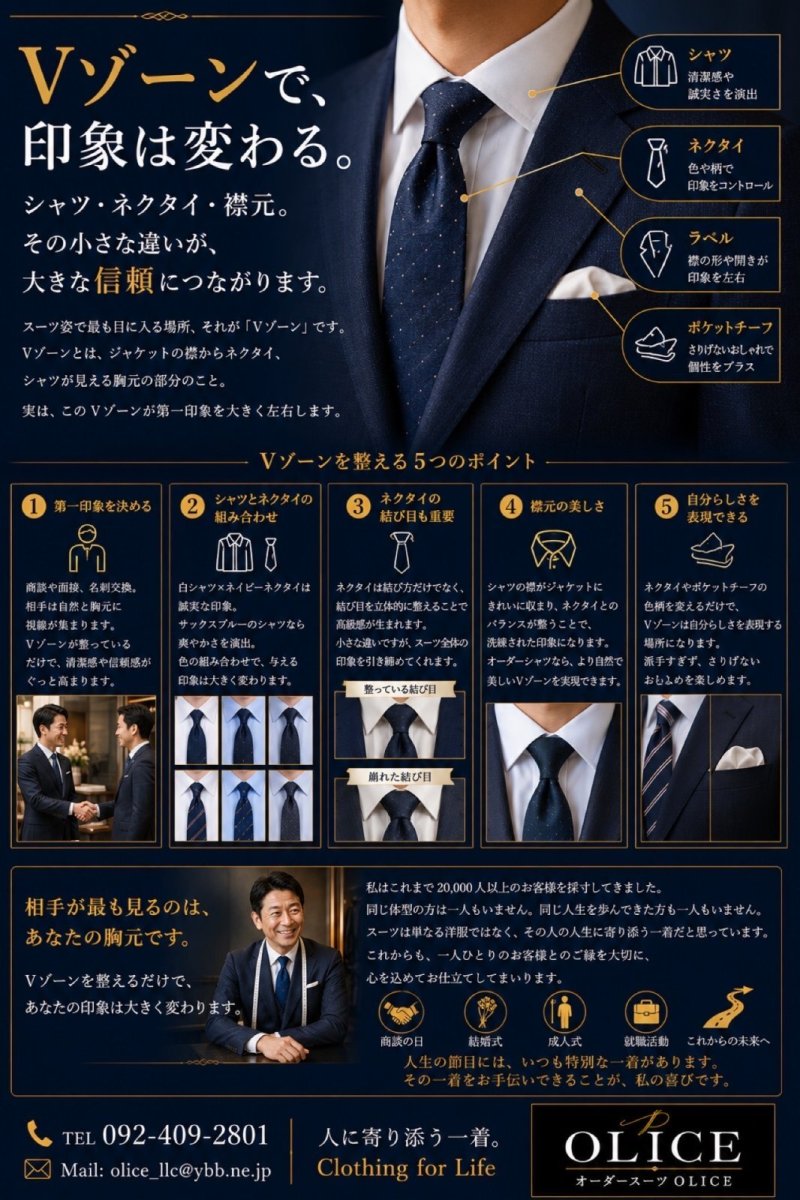 「Vゾーンで印象は変わる。」